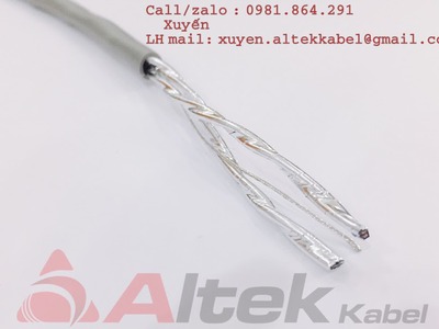 Cáp tín hiệu vặn xoắn 2Pair 18AWG hãng Altek Kabel giá tốt 2