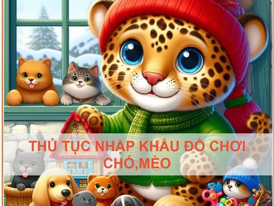 Thủ tục nhập khẩu đồ chơi chó, mèo 0