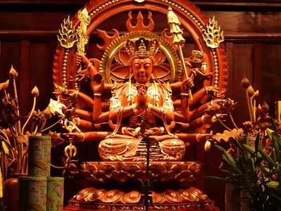 Tượng Chùa - thờ tại gia gỗ - đẹp - cao cấp hàng đầu Việt Nam do Xưởng Phúc Minh tạc 5