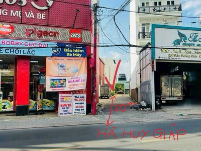 Hot  đất to dài 4x22m 1 xẹc ngắn hà huy giáp, hẻm xe tải, giá rẻ bất ngờ 0
