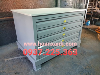 Tủ lưu bản vẽ A0, A1, A2 5 ngăn kéo, 10 ngăn, 15 ngăn 4