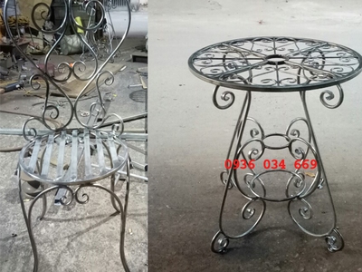 Bàn sắt, bàn sofa sắt, gia công bàn sắt 1