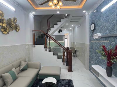 Bán nhà mới 2 lầu có 5 phòng ngủ khu dân cư 2266 huỳnh tấn phát, nhà bè. 1