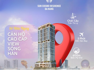 Siêu phẩm căn hộ view biển Mỹ Khê - The Cosmo Residence, trung tâm TP Đà Nẵng 0
