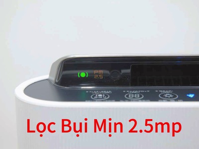 Máy Lọc Không Khí Bù Ẩm 2in1 sharp KC50, tặng 2 màng hepa va than tre 3