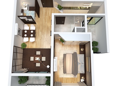 Bán căn hộ destino centro, ql1a, sát chợ bình chánh, 1,1 tỷ, 50m2 3