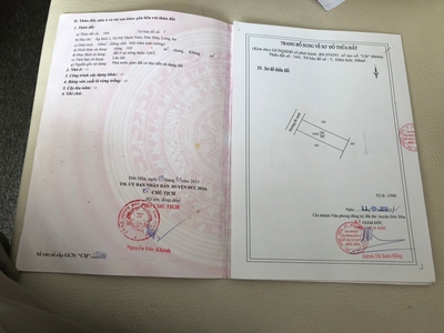 Chính chủ cần bán gấp 2 lô đất vip, giá siêu hời thuộc huyện đức hoà, tỉnh long an 1