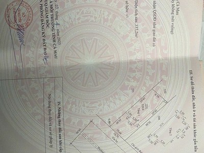 Chính chủ cần bán gấp lô đất vị trí đẹp tại 67 a, trần hưng đạo, khóm 4, phường 5, tp cà mau 0