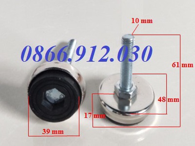 Chân đế nhựa tăng giảm chiều cao bàn ghế 3