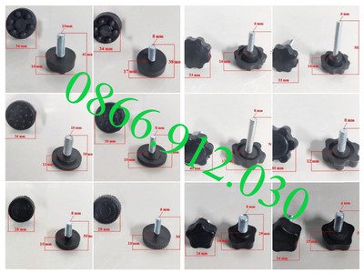 Chân đế nhựa tăng giảm chiều cao bàn ghế 4