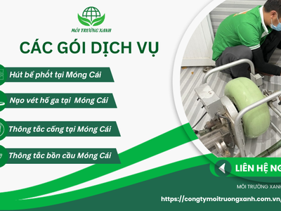Dịch vụ thông cống nghẹt tại Móng Cái uy tín, chất lượng cao 0