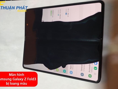 Hướng dẫn sửa màn hình Samsung Galaxy Z Fold4 bị loang màu 0