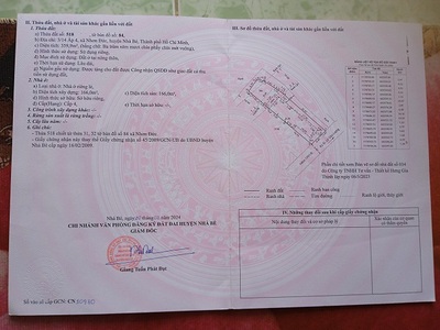 Cần bán nguyên lô đất vị trí đẹp tại ấp 4, xã nhơn đức, nhà bè 1