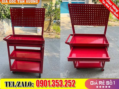 Tủ đồ nghề bảng treo, xe đẩy, kệ đựng đồ nghề kèm lưới treo 1