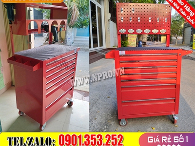 Tủ đồ nghề bảng treo, xe đẩy, kệ đựng đồ nghề kèm lưới treo 2