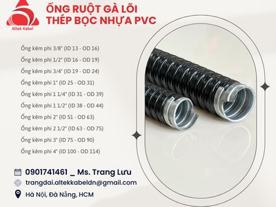 Ống ruột gà lõi thép bọc nhựa pvc phi 114 - 4 inch 2