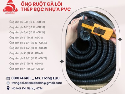 Ống ruột gà lõi thép bọc nhựa pvc phi 114 - 4 inch 3