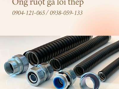 Ống ruột gà lõi thép bọc nhựa PVC phi 25 - 3/4 inch 0