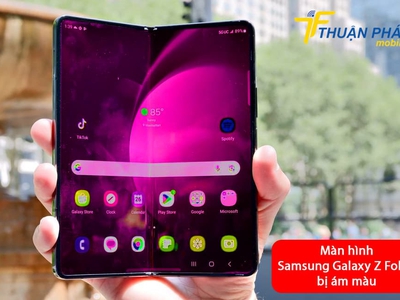 Cách khắc phục màn hình Samsung Galaxy Z Fold5 bị ám màu 0