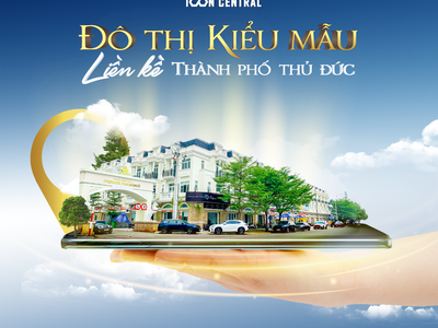 Đất nền 4 mặt tiền dự án Icon Central P.Tân Đông Hiệp, Tp Dĩ An, SỔ ĐỎ TỪNG LÔ 0