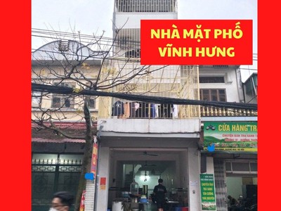 Bán nhà mặt phố vĩnh hưng - kinh doanh sầm uất - 4 tầng, 120m2 - giá 16 tỷ  có tl 0