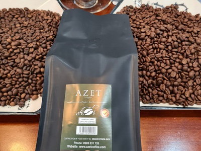Azet coffee, xưởng rang cafe hạt nguyên chất tại gò vấp, tphcm 1
