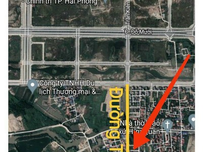 Bán lô đất siêu đẹp ngay trung tâm hành chính mới thành phố hải phòng. dt : 7 x 15   105m2 mặt 0