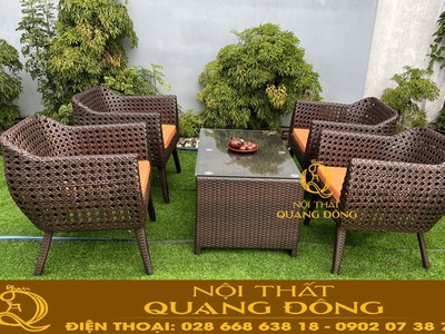 Địa chỉ mua bàn ghế nhựa giả mây chất lượng tại Hồ Chí Minh 4