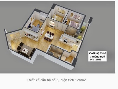 Cực hot  căn hộ đẹp 120m2 lô góc, view ngã tư hàm nghi có chỗ để ô tô - 6,3 tỷ - tin thật không ảo 4