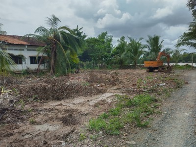 Bán lô đất thổ cư 137,6 m2  nở hậu  gần bxe tích thiện, đg đh70, x.tích thiện, h.trà ôn, vĩnh long 4