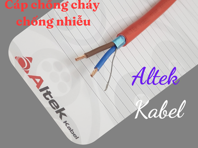 Altek Kabel - Cáp chống cháy chống nhiễu 2x1.0mm2 giá tốt 2