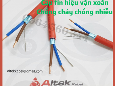 Altek Kabel - Cáp chống cháy chống nhiễu 2x1.0mm2 giá tốt 1