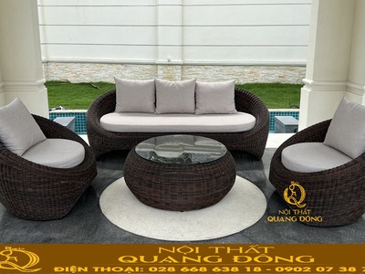 Sofa giả mây đẹp và bền tại Tp.HCM 0