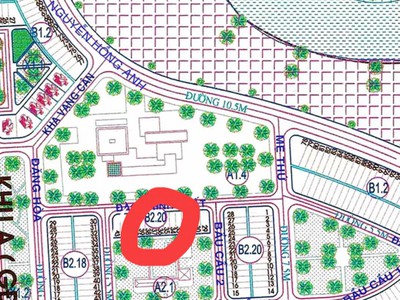 Bán đất đường Đào Trinh Thất -hướng Tây -đối diện công Viên 0