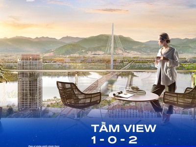 Duy nhất căn 1PN  view trực diện sông Hàn Đà Nẵng chiết khấu đến 18 5