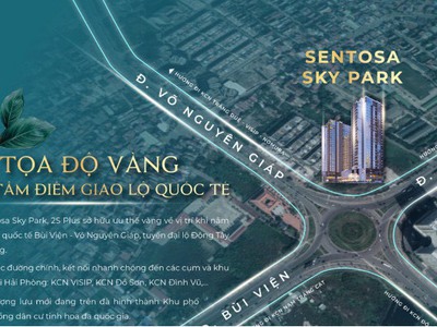 Bán căn hộ cao cấp sentosa sky park đường võ nguyên giáp lê chân hải phòng. 0