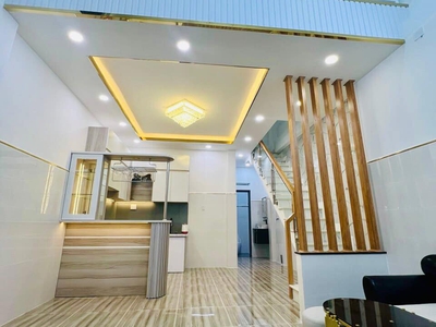 Nhà mới đẹp trung tâm quận 6, cạnh mặt tiền, ngay võ văn kiệt - hậu giang - bình tiên, gần 50m2 - 2 1