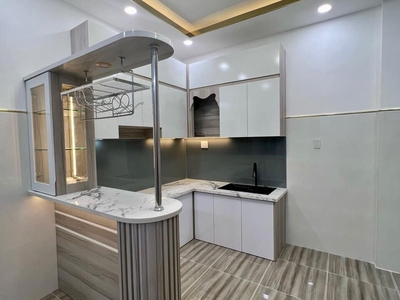 Nhà mới đẹp trung tâm quận 6, cạnh mặt tiền, ngay võ văn kiệt - hậu giang - bình tiên, gần 50m2 - 2 2