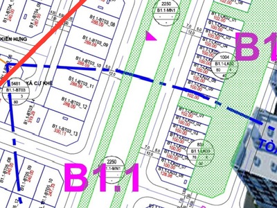 Bán bt khu đô thị thanh hà, hà đông bt1.1 bt02-13 căn góc nhìn vườn hoa và kênh  hướng đ-n và t-n 0