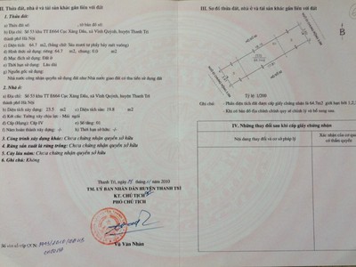 Đất nở hậu có nhà cấp 4 tại khu b, tập thể trung đoàn 664, xã vĩnh quỳnh, huyện thanh trì, hà nội 4