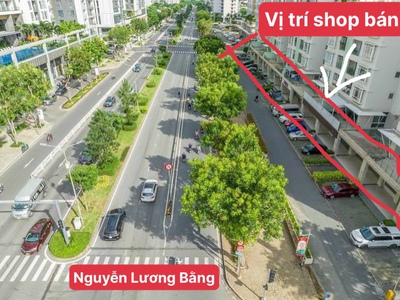 Chủ đầu tư phú mỹ hưng mở bán shophouse mặt tiền đường nguyễn lương bằng. shop sẵn kinh doanh được 2