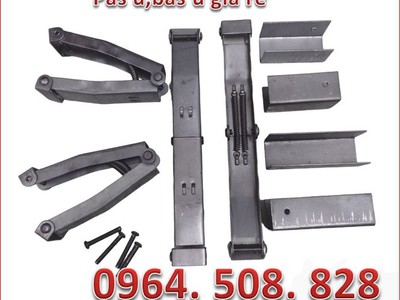 Chân tăng chỉnh phami, Pas u gấp gọn, kẹp ngói inox, khớp nối hj các loại. 3