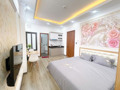Bán tòa nhà 9 tầng   quan hoa, cầu giấy   thang máy, 19 phòng full nội thất - 170tr/ tháng. 2