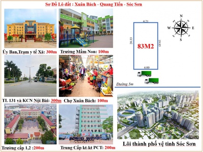 Cần tiền chữa bệnh cho con, bán gấp, giá nào cũng bán. đất bìa làng đường 5m. cách kcn nội bài 300m 0