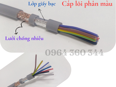 Cáp điều khiển Altek Kabel chống nhiễu mã SH-500 0
