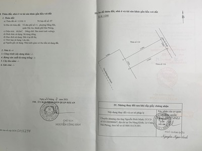 Bán đất tại lô 11 Lê Hồng Phong - Đằng hải- hải an- hải phòng 1