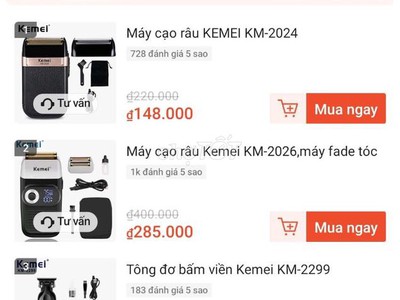 Chuyên sỉ các dòng máy cạo râu... 2