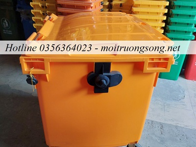Xe đẩy rác 1100 lit nhựa HDPE 0