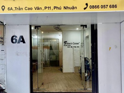 Chính chủ cho thuê mặt bằng kinh doanh 6a trần cao vân, phường 11, quận phú nhuận, tp.hcm 0