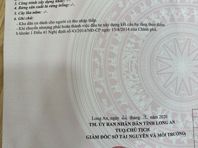 Em chính chủ cần bán lô b3-25, dự án young town tây bắc sài gòn . 2